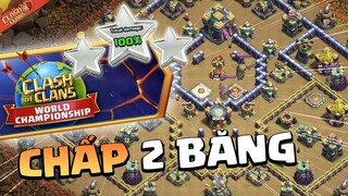 CÁCH ĐÁNH 3 SAO CHẤP 2 BĂNG THỬ THÁCH VÒNG LOẠI  Clash of clans | Akari Gaming