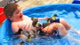 Funny Baby Playing With Water Make Your Day | TRY NOT TO LAUGH
