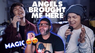 They’re MAGIC | Sam Mangubat ft. Reiven Umali - Angels Brought Me Here | REACTION