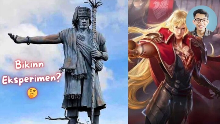 [Honor Of King] Bikin gambar Lixin referensi Patung Monumen Guru Patimpus? dengan nuansa kota Medan