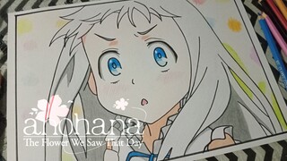 Drawing Meiko Honma ( menma ) | Anohana