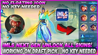 IMLS NEXT GEN | NO KEY NEEDED, NO FLOATING ICON | WORKING ON DRAFT PICK | MLBB