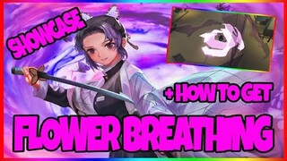 🌸FLOWER BREATHING🌸 SHOWCASE + HOW TO GET IT lN RO-SLAYER (ROBLOX)