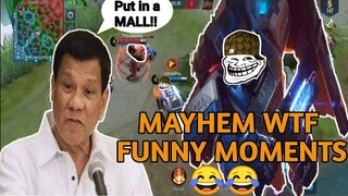 Mayhem Funny moments! Mobile Legends WTF #-1
