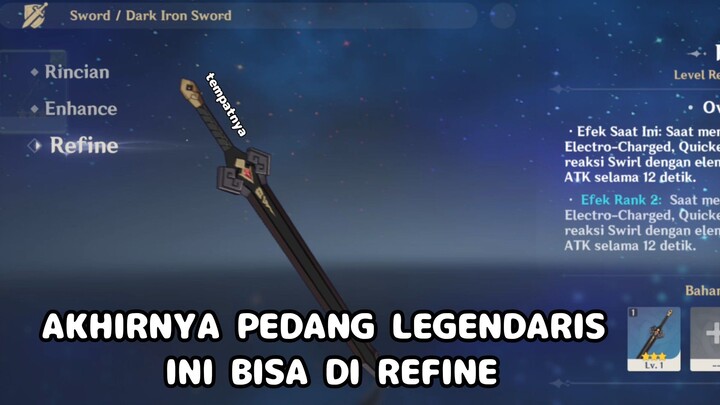 AKHIRNYA PEDANG LEGENDARIS INI BISA DI REFINE