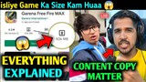 Why Game Size Reduced "506 MB" - Free Fire OB34 Update 😱, Desi Gamers Expose Free Fire Big YouTubers