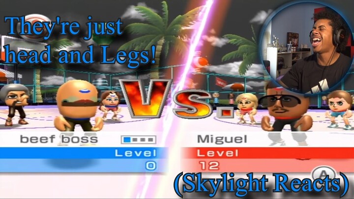 The Thumbnail Broke Me XD! | Modded Wii Sports Resort Basketball Nearly Kills Me | (Skylight Reacts)