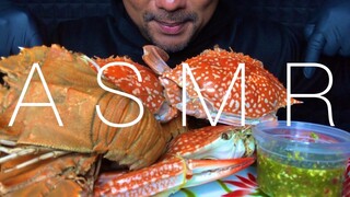 ASMR:CRABS (EATING SOUNDS)|COCO SAMUI ASMR #asmr#eating#ปูม้า