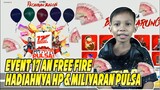EVENT 17AN FREE FIRE HADIAH HANDPHONE DAN MILIYARAN PULSA - GARENA FREE FIRE