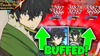 NOW A TREMENDOUS UNIT!! NEWLY BUFFED NAOFUMI SHOWCASE! | Seven Deadly Sins: Grand Cross