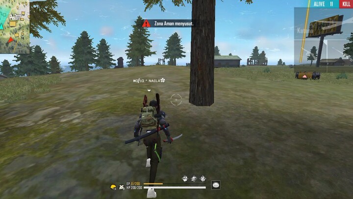 free fire Ranked tapi musuhnya bot,AUTO BOOYaH!!!