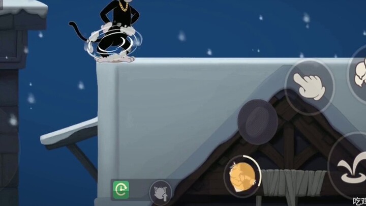 Tom and Jerry Mobile Game: Ice cubes are thrown in a magical way, even if it’s one floor away, it’s 
