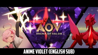 guardian of the world VIOLET cinematic | ANIME VIOLET SKIN | Arena of Valor | LiênQuânMobile | 傳說對決