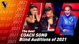 Coach Songs in the Blind Auditions of The Voice 2021