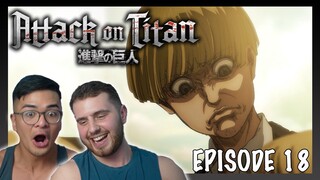 THAT DAMN FACE!! || Attack On Titan Season 4 Episode 18 "Sneak Attack" REACTION + REVIEW!
