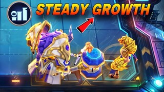 BEST TRICK TO USE SYNERGY RUNE STEADY GROWTH IN MAGIC CHESS 2024 ‼️