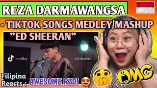 REZA DARMAWANGSA - TIKTOK SONGS MEDLEY/MASHUP ED SHEERAN || REACT