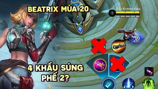 Tốp Mỡ | BEATRIX BUFF MÙA 20: ĂN RỪNG NHANH NHẤT GAME! BỊ PHẾ MẤT 2 KHẨU SÚNG? |  MLBB