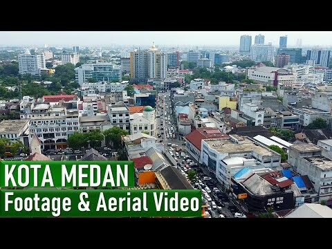 KOTA  MEDAN  FOOTAGE  &  AERIAL  VIDEO  2022