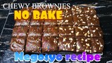 NO BAKE CHEWY BROWNIES |NEGOSYO RECIPE |FOOD BUSINESS IDEAS |Viv Quinto