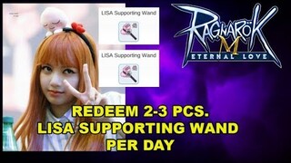 Lisa Share Event Redeem x3 Wand per Day - Ragnarok Mobile Eternal Love