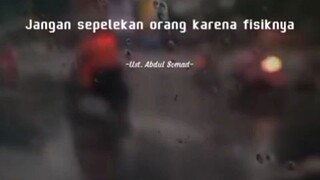 Jangan sepelekan apa yang di tetapkan Allah kepada ciptaan nya