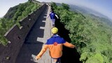 [Naruto] Orang asing cosplay Naruto dan Sasuke berlari di Great Wall.