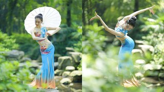 傣族也可以这么飒！舞蹈生《滇南映少》室外翻跳