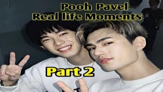 Pooh Pavel in real life Moments  🥰 part 2 Pit babe the series ss 2 #thaibl