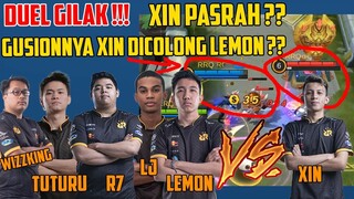 DUEL GILAKK !! LEMON COLONG GUSION XIN ?? XIN PASRAH ?? GIMANA NASIB XIN LAWAN LEMON TANPA GUSION