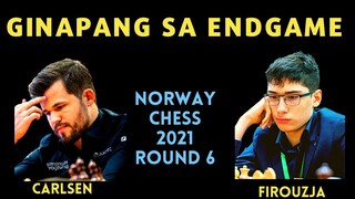 HALIMAW TALAGA SA ENDGAME! Magnus Carlsen Vs Alireza Firouzja Norway Chess 2021 R6