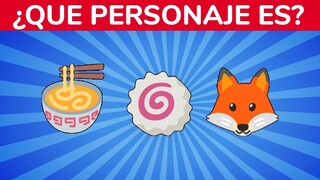 ADIVINA EL PERSONAJE DE NARUTO SHIPPUDEN CON EMOJIS 🦊​🍜​ | SOLO UN VERDADERO FAN ACIERTA