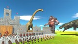 Giants Attack Castle - Animal Revolt Battle Simulator