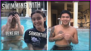 SWIMMING KASAMA SI RENEJAY AT SAM (FT. HEX & CHANGU)