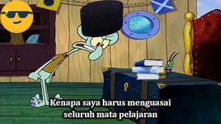 meme spongebob : derita siswa indonesia