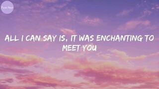 Enchanted-Taylor swift(Lyrics)