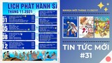 NEWS #31: Lịch Phát Hành Tháng 11/2021 Từ NXB Kim Đồng!!!