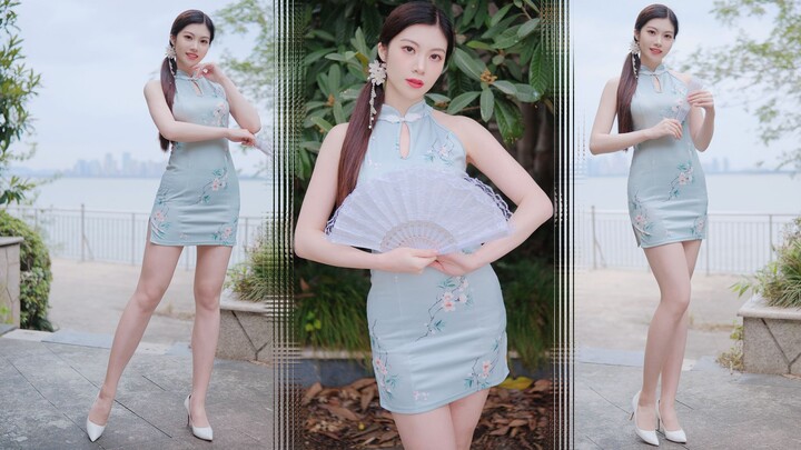 Tarian kipas cheongsam parut sungguh luar biasa!