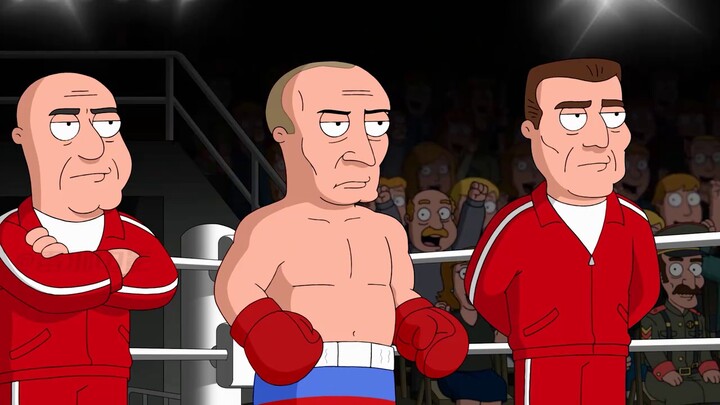 Family Guy Pete VS The Great, kedua belah pihak berduel sampai mati di atas ring, dan akhirnya berny