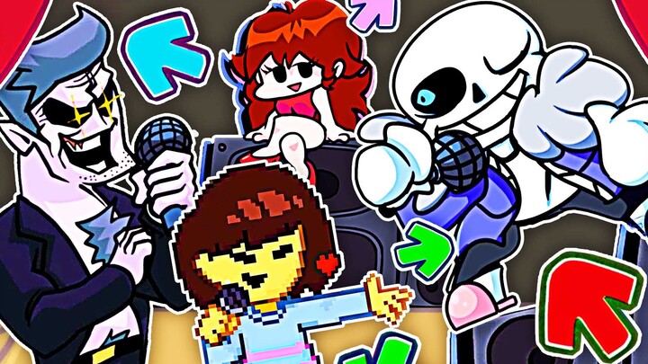 Friday Night Funk ท้าให้ Frisk ทำให้ Sans ของฉันร้องไห้! ความเห็นเสี่ยวซี