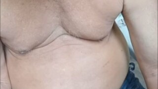 shirtless grandpa