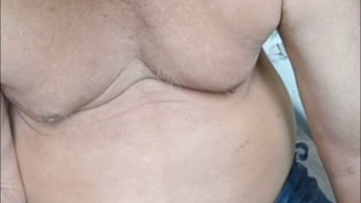 shirtless grandpa