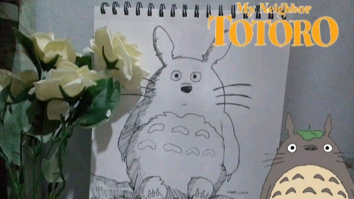 drawing totoro      -my neighbor totoro. part|3