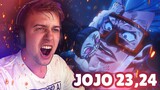 JoJo's BIZARRE ADVENTURE Part 3 Episode 23 and 24 REACTION (STARDUST CRUSADERS) | Anime EP Reaction