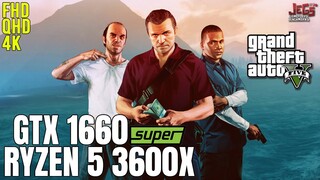 Grand Theft Auto V | Ryzen 5 3600x + GTX 1660 Super | 1080p, 1440p, 2160p benchmarks!