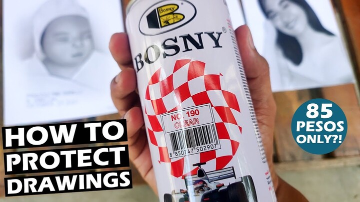 Protect Your Drawing With This Cheap Spray Paint