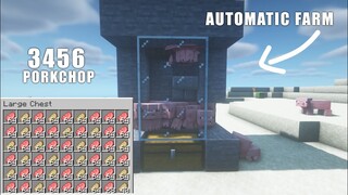 How to Make Automatic Pig Farm in Minecraft 1.17