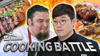 First Culinary Showdown with America: Beef Edition 🍖 | Cook Representative Ep. 17-2