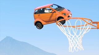 INSANE 450 MPH SLAM DUNK (Gta5 Funny Moments)