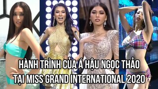 Á hậu Ngọc Thảo vào Top 20 Miss Grand International 2020 trình diễn Áo tắm Bikini, Dạ hội, Quốc phục